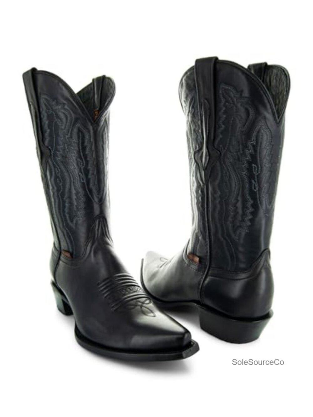 Genuine Leather Snip Toe Western Cowboy Boots Handcrafted Goodyear Welt